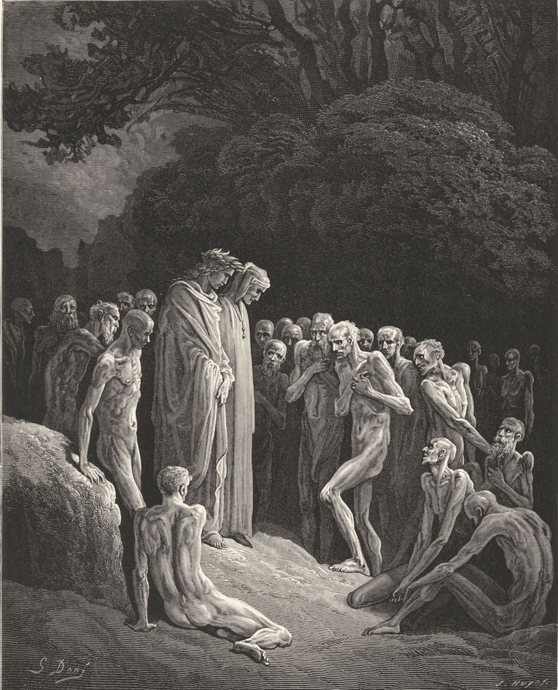 DANTE. Shadowy forms, that seem'd things dead again, drew deep-delved orbs 1893